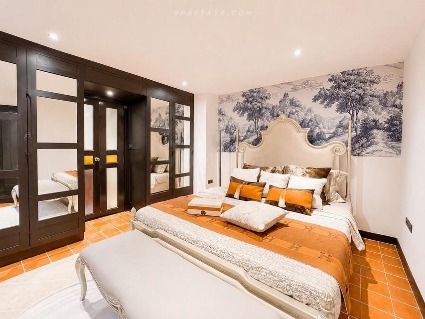 For Rent — Exclusive Thai-Modern Luxury Pool Villa near Na Jomtien Beach 4 bedrooms 5 bathrooms walking distance to the beach. elegant design รูปที่ 12