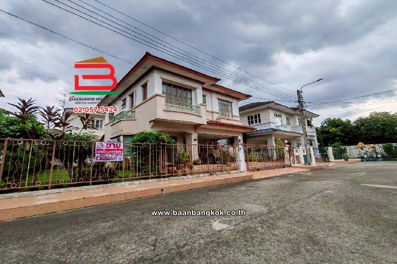บ้านเดี่ยว หมู่บ้าน นันทวัน วงแหวน-รัตนาธิเบศร์ เนื้อที่ 66 ตรว.ใกล้เซ็นทรัล เวสต์เกต ถนนกาญจนาภิเษก ตำบลเสาธงหิน อำเภอบางใหญ่ จังหวัดนนทบุรี