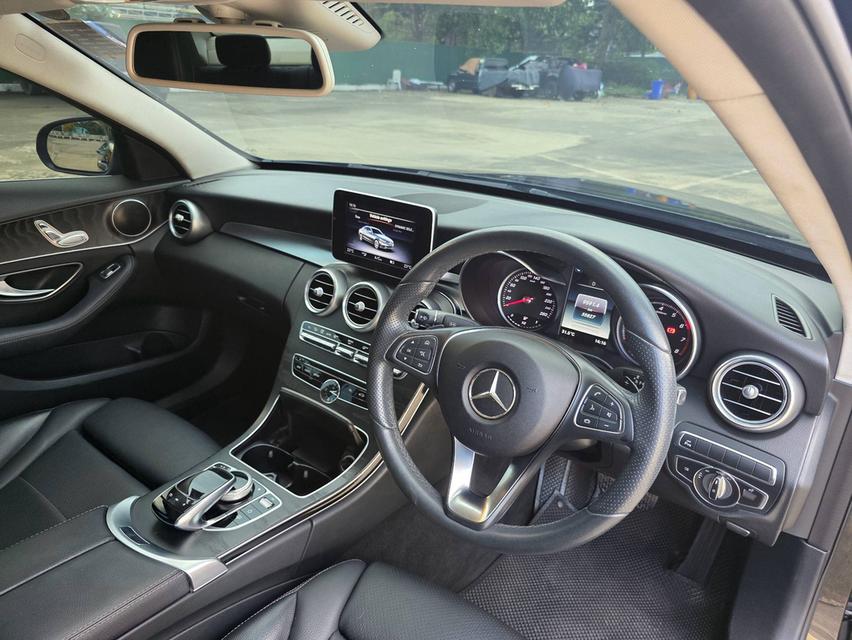 Mercedes-Benz C350e Avantgarde ปี 2018 สีดำ รถศูนย์ รถสวย พร้อมใช้งาน รูปที่ 8