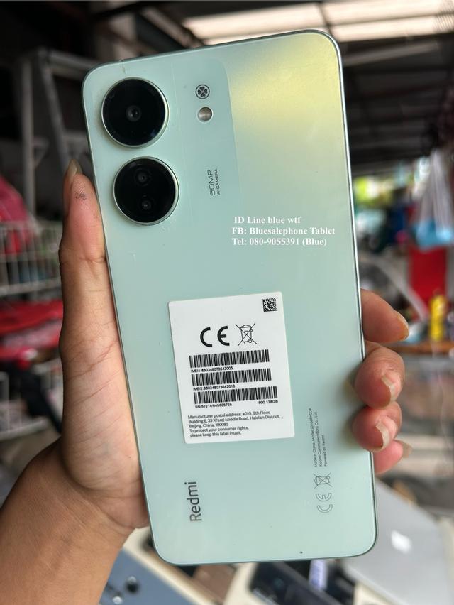 Redmi13C จอ6.74นิ้ว Rom128 Ram6ขยายRamเพิ่มได้ สภาพสวยไร้รอย ใช้งานปกติ ได้ทุกแอพ ได้ทุกซิม