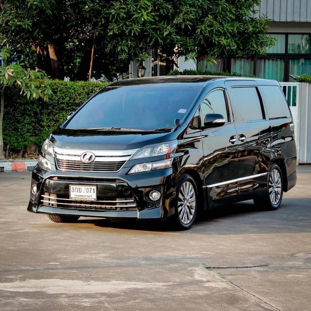 Toyota Vellfire 2.4 Golden Eyes II Wagon ปี 2014 โฉม ปี 08-14 สีดำ AUTO เบนซิน ไมล์เพียง 263,139 km.  3