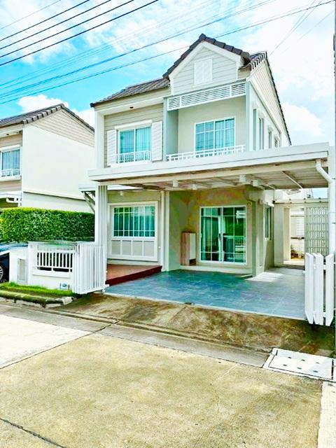 บางนา-วงแหวน เมกาบางนา เดอะ วิลเลจ MRT ศรีแบริ่ง ทาวน์เฮาส์ 2 ชั้น หลังมุม 28 ตร.วา. พร้อมเฟอร์ฯ 2นอน 2 น้ำ ตลาดน้ำบางพล 1