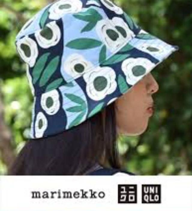UNIQLO Maremikko Bucket Hat / UV Protect (UPF50+) ลายรับซัมเมอร์ ด้านในมีแถบปรับเลื่อนกระชับศรีษะ ผ้าเบา ใส่สบาย สภาพดีมาก ยังดูใหม่ๆ รูปที่ 1