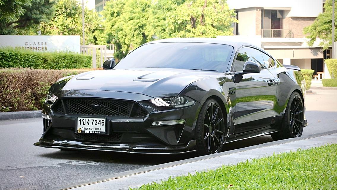Ford Mustang 2.3 EcoBoost 2018 สีเทา พร้อมของเเต่งคุ้มๆ