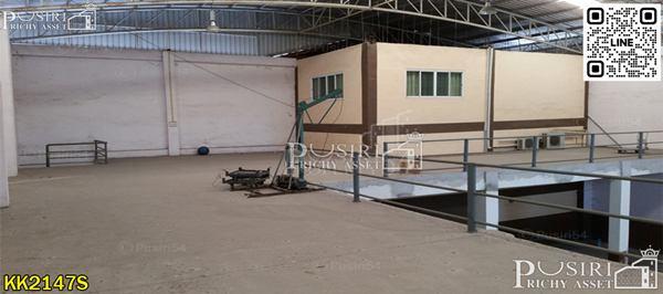 ขายโรงงาน 186 ตารางวา บางน้ำจืด ตัวโรงงานมีชั้นลอยพื้นทีใชสอย 600 ตารางเมตร พร้อมออฟฟิต 2 ชั้น และหม้อแปลง 160 kVA - KK2147S 3