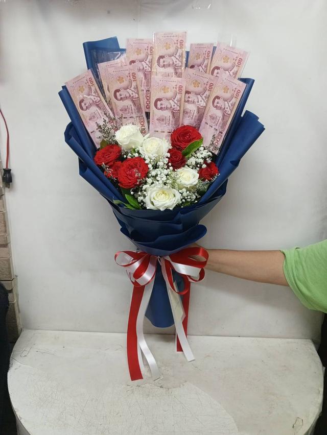 ช่อแบงค์พร้อมดอกไม้สด จัดส่งให้ฟรีตลอด24ชม. ส่งห้วยขวาง ประชาสงเคราะห์ ดินแดง ถนนสุทธิสารวินิจฉัย อินทรามระ ประดิพัทธ์ สะพานควาย สนามเป้า พระราม6 รูปที่ 14