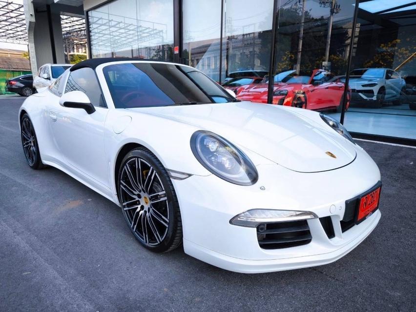 2017 PORSCHE 911TARGA 4S 3.8 PDK สีขาว ภายในแดง รหัส KPV2601 18