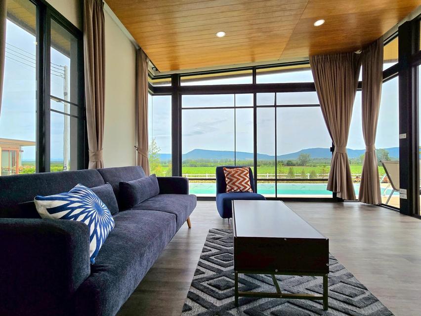 Rare Khao Yai Pool Villa  Panoramic views, 2 villas, pet-friendly. Turnkey Airbnb ready for 14.9M THB. Don't miss out 14