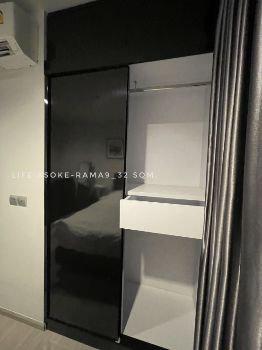 รูป ให้เช่า คอนโด พร้อมย้าย 1 ห้องนอน Life Asoke - Rama 9 : ไลฟ์ อโศก พระราม 9 32 ตรม. ชั้นสูง ไม่ร้อน ใกล้ MRT 6