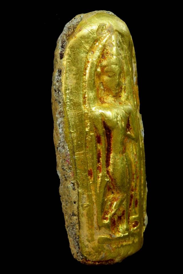 พระลีลาเนื้อว่านหน้าทอง รูปที่ 2