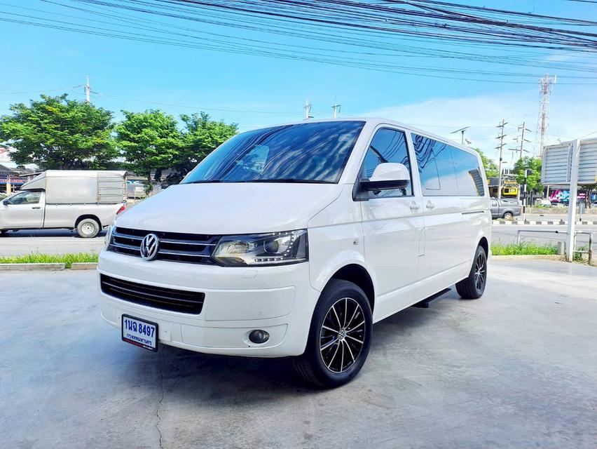 VOLKSWAGEN CARAVELLE 2.0 TDI ปี2014 สีขาว รถมือเดียวจากป้ายแดง