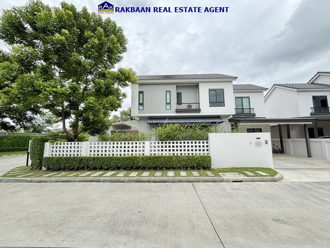 ขายบ้านเดี่ยวหลังมุม บิวท์อินทั้งหลัง มบ.พิมนารา ศรีนครินทร์-บางนา 62.6ตร.ว. 4นอน 3ห้องน้ำ มีห้องเมด+ห้องน้ำแยกเป็นสัดส่วน ราคา 11.5 ล้าน 1