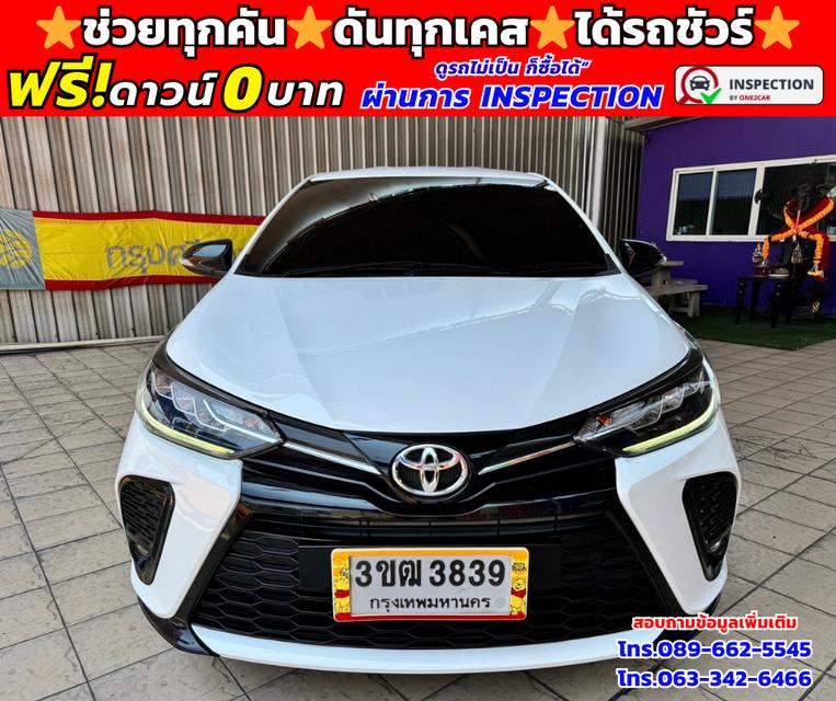 ปี2022 Toyota Yaris 1.2 Sport ✴️ไมล์แท้ 67,xxx กม.  ✴️เกียร์ออโต้