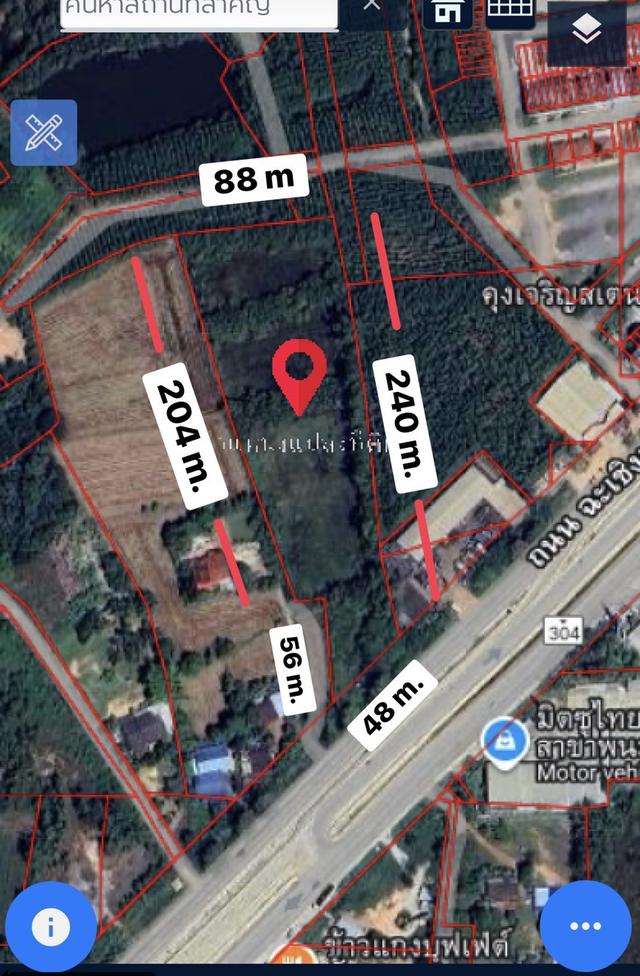 ขายที่ดินติดริมถนน304 ฉะเชิงเทรา10ไร่ เจ้าของขายเอง 1