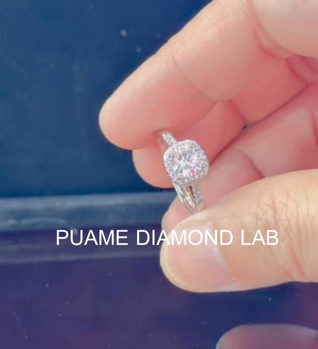 แหวนเพชรแท้ เพชรดี เพชรน้ำงาม พร้อมใบรับประกันสินค้า ราคามิตรภาพ รับสั่งทำในแบบที่ต้องกาที่ร้านปุอามี่ Diamond Lap Rama2 (083-2469526) 2