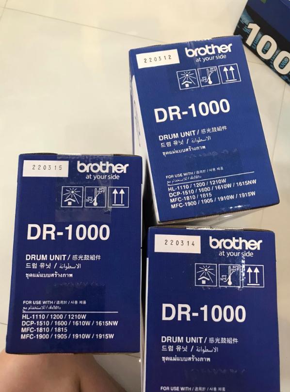 ตลับหมึก brother : TN1000 และ DR1000 3
