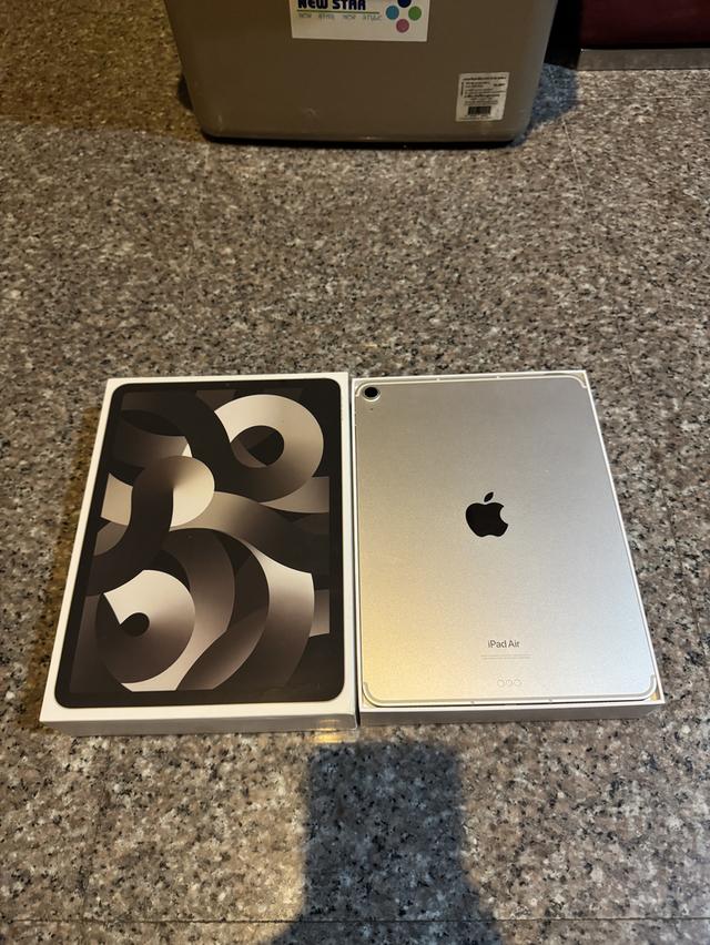 ขายiPadAir5M1สีหายากStar Light256กิ๊กWifi Celluerใส่ซิมได้ตัวTopยกกล่องไร้รอยตกถูกๆ