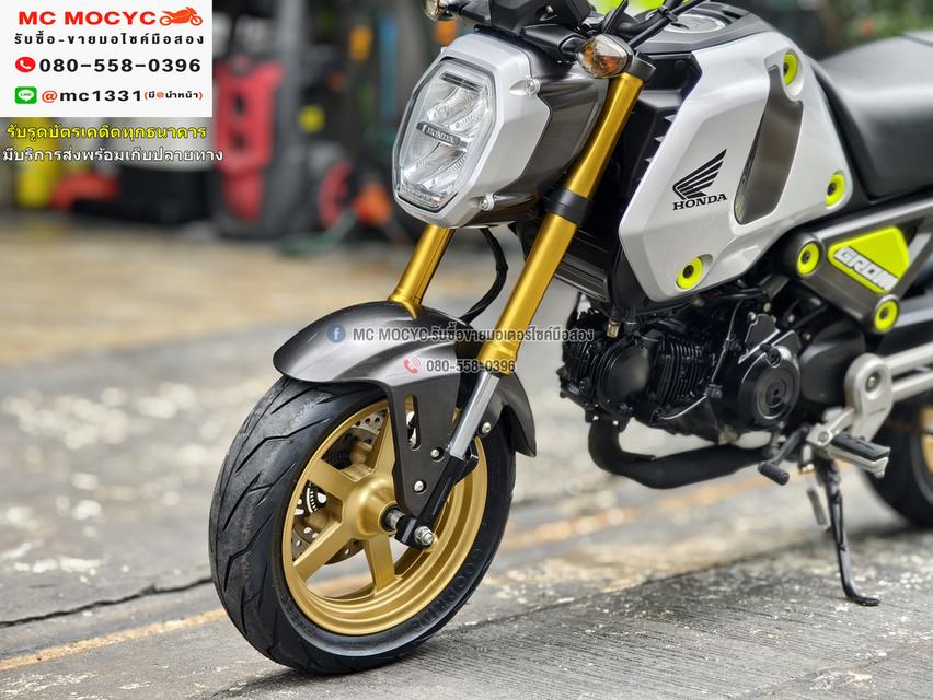 Msx Grom abs 2022 วิ่ง10000โล รถบ้านแท้ไม่ใช่รถประมูล เครื่งท่อเดิมชุดสีสวย มีเล่มชุดโอนครบ  No1137 9