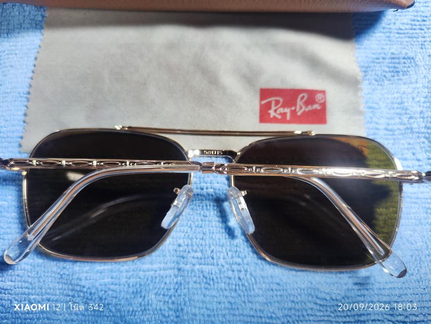 แว่น RayBan New Caravan ของแท้ (รหัสRB3636 9196/G5) กรอบสี Legend Gold สลักลายละเอียดพิเศษ(เลนส์สีน้ำตาล Chromance/Polarized) รูปที่ 3