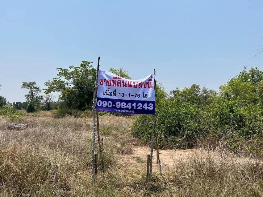 ขายที่ดิน 13 ไร่ 1 งาน 76 ตารางวา ไร่ละ 1,800,000 บาท 1