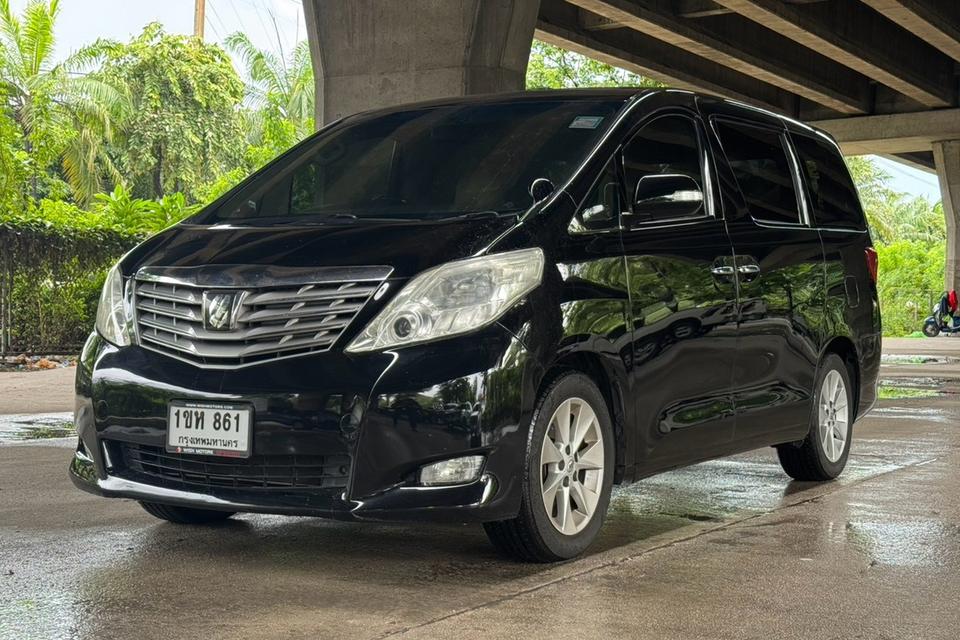 2012 Toyota ALPHARD 2.4 V AT รุ่นท๊อป ออฟชั่นครบ พร้อม Sunroof