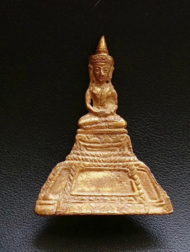 พระพุทธรูปบูชาขนานเล็ก อยุธยานั่งปางมารวิชัย ทรงโบราณ