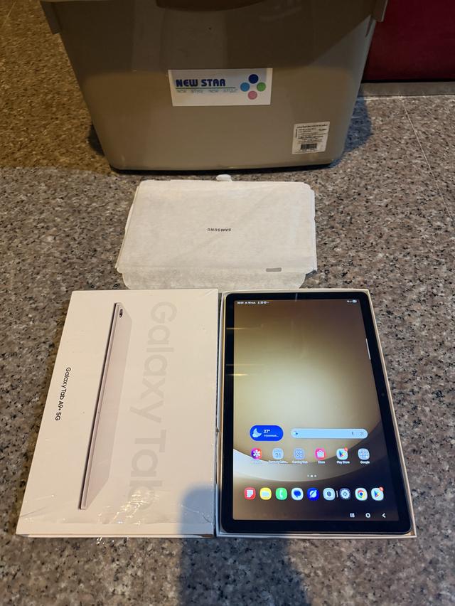 ขายSamsungTabA9Plus5Gใส่ซิมได้มีกล่องใช้งานดีถูกๆจอไม่มีจุดไม่มีเส้นไใ่มีดบรืยหหายสก