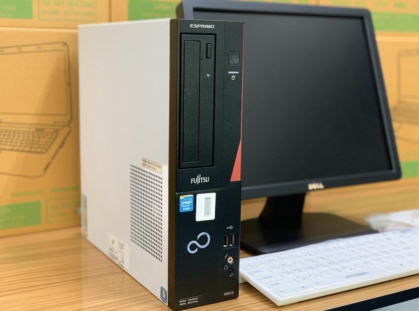 คอมพิวเตอร์ตั้งโต๊ะ Fujitsu D582 ครบชุด