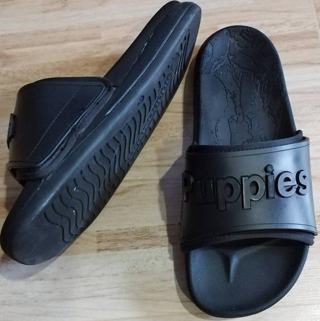 ขายรองเท้าแตะผู้ชายแบบสวมยี่ห้อ Hush Puppies รุ่น HP PHSFQ2420N สีดำ ขนาด 8 สภาพดี มือสอง