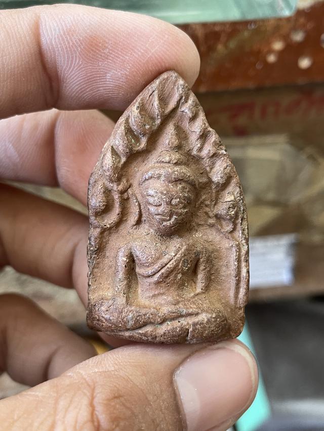 พระขุนแผนคู่ตัดเดี่ยว พิมพ์เศียรโต กรุวัดบ้านกร่าง สุพรรณบุรี