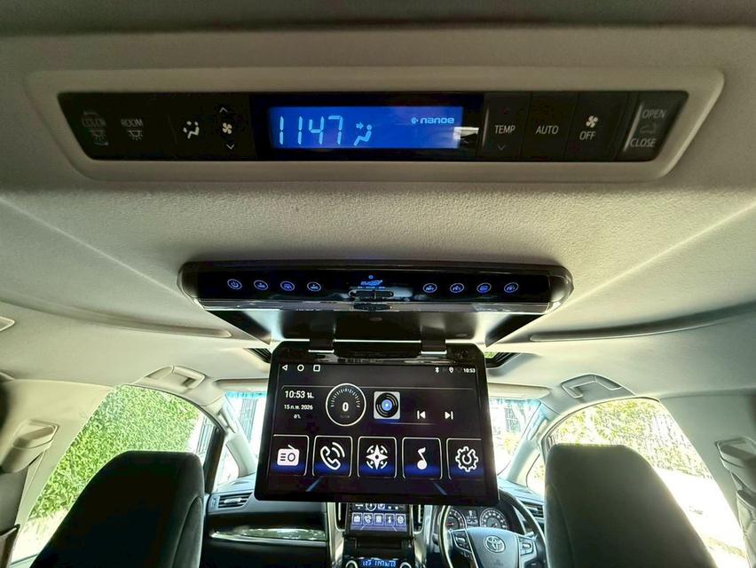 TOYOTA ALPHARD 2.5 SC PACKAGE ปี17 สีขาว เบนซิน รูปที่ 15