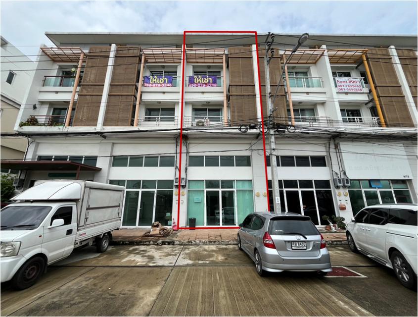 ให้เช่า อาคารพาณิชย์ ชวนชื่น โมดัส วิภาวดี 20.8 ตรว 3.5 ชั้น 1