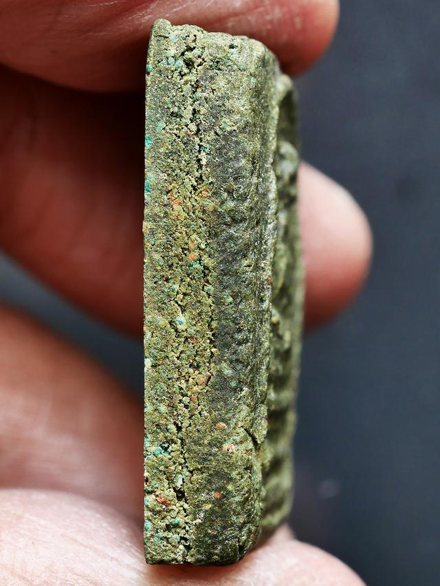 พระสมเด็จฟ้าผ่า หลวงพ่อพรหม วัดช่องแค ปี 2512 เนื้อเขียว...นิยม รูปที่ 11