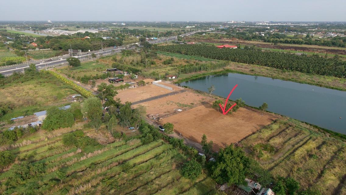 ขายที่ดิน 2 ไร่ คลอง 4 คลองหลวง ปทุมธานี ใกล้ถนนเลียบมอเตอร์เวย์ 2