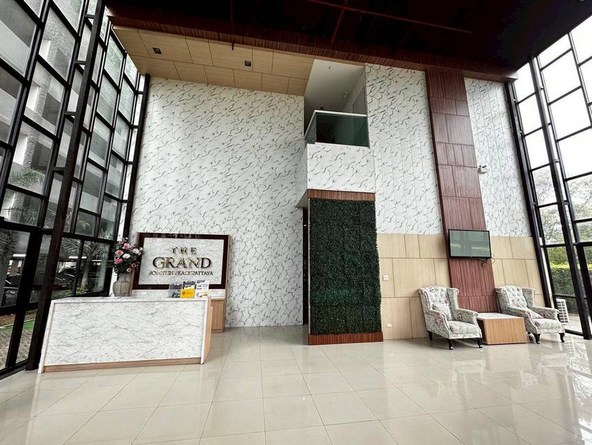 The Grand Jomtien beach Pattaya For rent 1 bedroom 1 bathroom Size 25 sqm. Building A, Floor 21 Fully furnished new set . Rent 10,000 baht 3