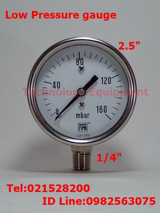 Low Pressure Gauge nuovafima มีสต็อกในไทย เปิดใบกำกับภาษีได้ พร้อมส่งด่วน รูปที่ 6