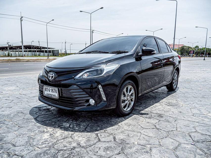 Toyota Vios 1.5. Mid สีดำ 4 ประตู ปี 2019 เดิมคลีนๆสวย