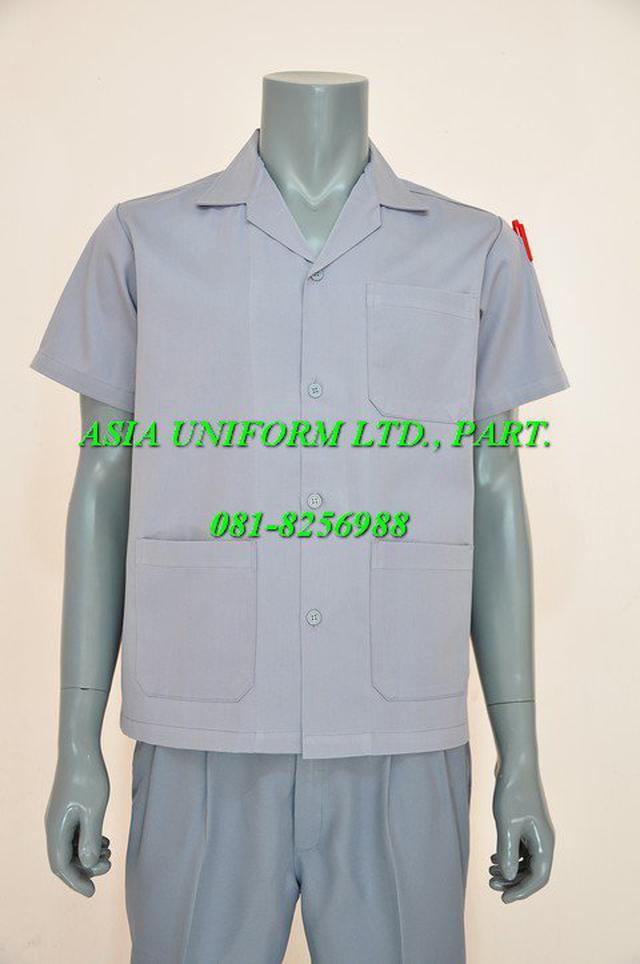 เสื้อช็อปช่าง 3 กระเป๋า สี กรมท่า เทา เขียวเข้ม เขียวอ่อน 6