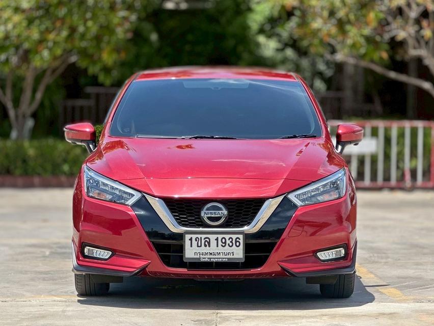 รหัสรถ PAT1936 Nissan Almera 1.0 VL Turbo A/T ปี 2021 สีแดง 2