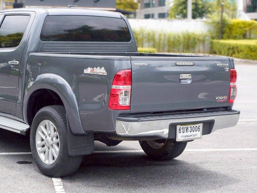 รหัสรถ QT3006 Toyota Vigo 2.5 E Prerunner Double Cab เกียร์ Auto VN Turbo สีเทา ปี2013 10