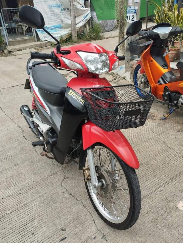 Honda wave 100สีแดง 2