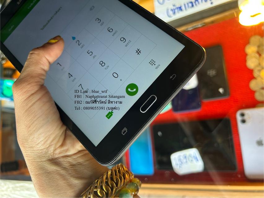 Samsung TabA(6) จอ7นิ้ว ใส่ซิมโทรได้ ใช้งานปกติ สภาพสวย 2
