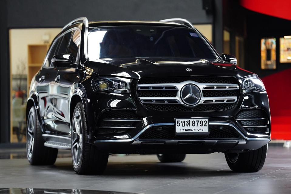 Benz GLS350d AMG Premium 4Matic ปี 2021 สีดำ รถบ้านเจ้าของเดียว เซอร์วิสศูนย์ตรงทุกระยะ รูปที่ 9