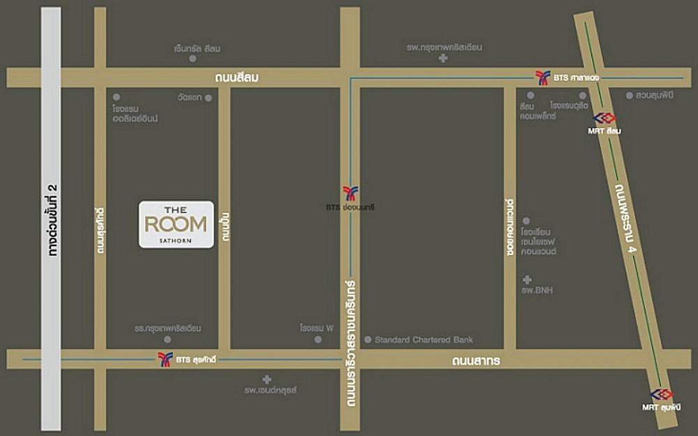 Condo The Room Sathorn @BTS Saint Louis and Surasak, 46.78 sq.m 1 Bedroom 6th floor, New Room 10