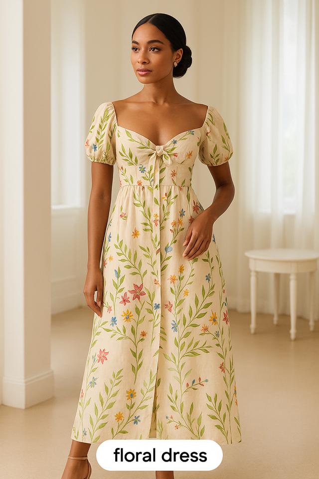 เดรส Tropical Dream Maxi" หรือ "เดรสแม็กซี่ลายพฤกษา @SP020 5