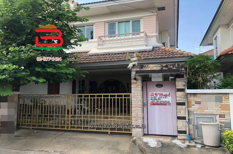 บ้านเดี่ยว อลิชา 3 เนื้อที่ 56 ตรว. ถนนพระราม 2 แขวงบางมด เขตทุ่งครุ 34