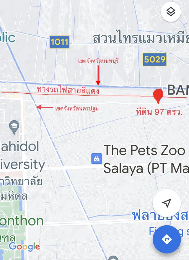 ขายที่ดินพร้อมสิ่งปลูกสร้าง ติดถนนศาลาธรรมสพน์ พุทธมณฑลสาย3 9