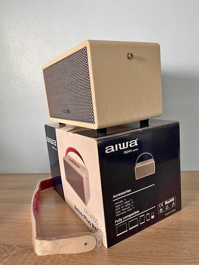 Aiwa retro plus pro mi-x155 สีขาว  2