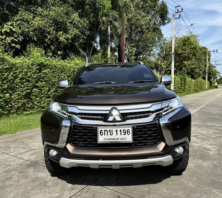 รหัสรถ AP1196 Pajero 2.4 GT Premium  NAVI 4WD  ปี2015 สีน้ำตาล ดีเซล  2