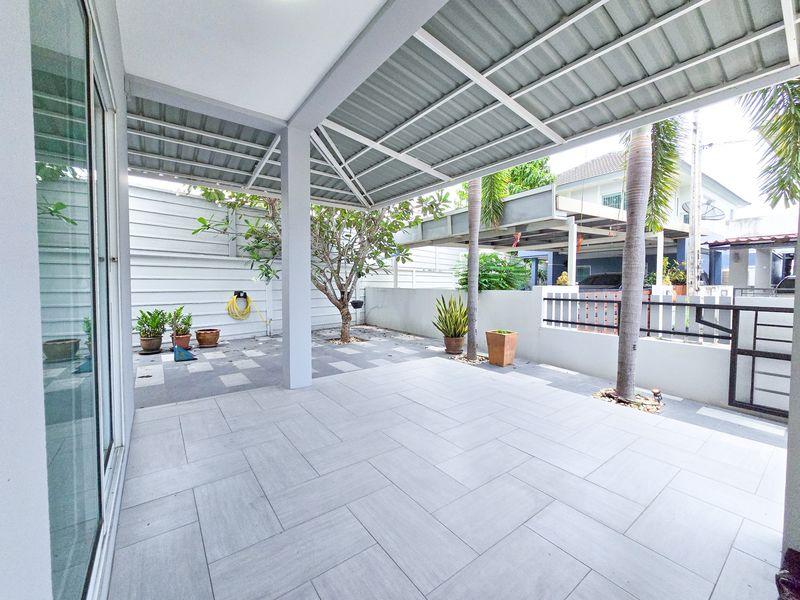 ขาย บ้านเดี่ยว มบ.เดอะ ทรี 54ตรว. บ้านสวย เฟอร์บิ้วอิน ติดฉนวนใต้หลังคา แถมเครื่องล้างจาน ต่อเติมห้องซักล้างแล้ว 4